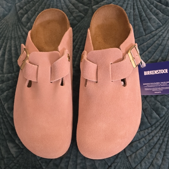Birkenstock Shoes - Birkenstock Boston Suede Clogs
